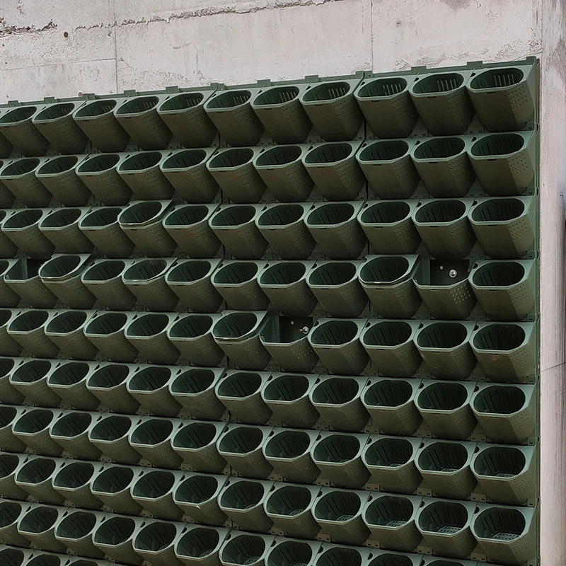 Vertical Planter Wall Outdoor Indoor Hydroponic Garden Stackable Green Greening Flower Pot