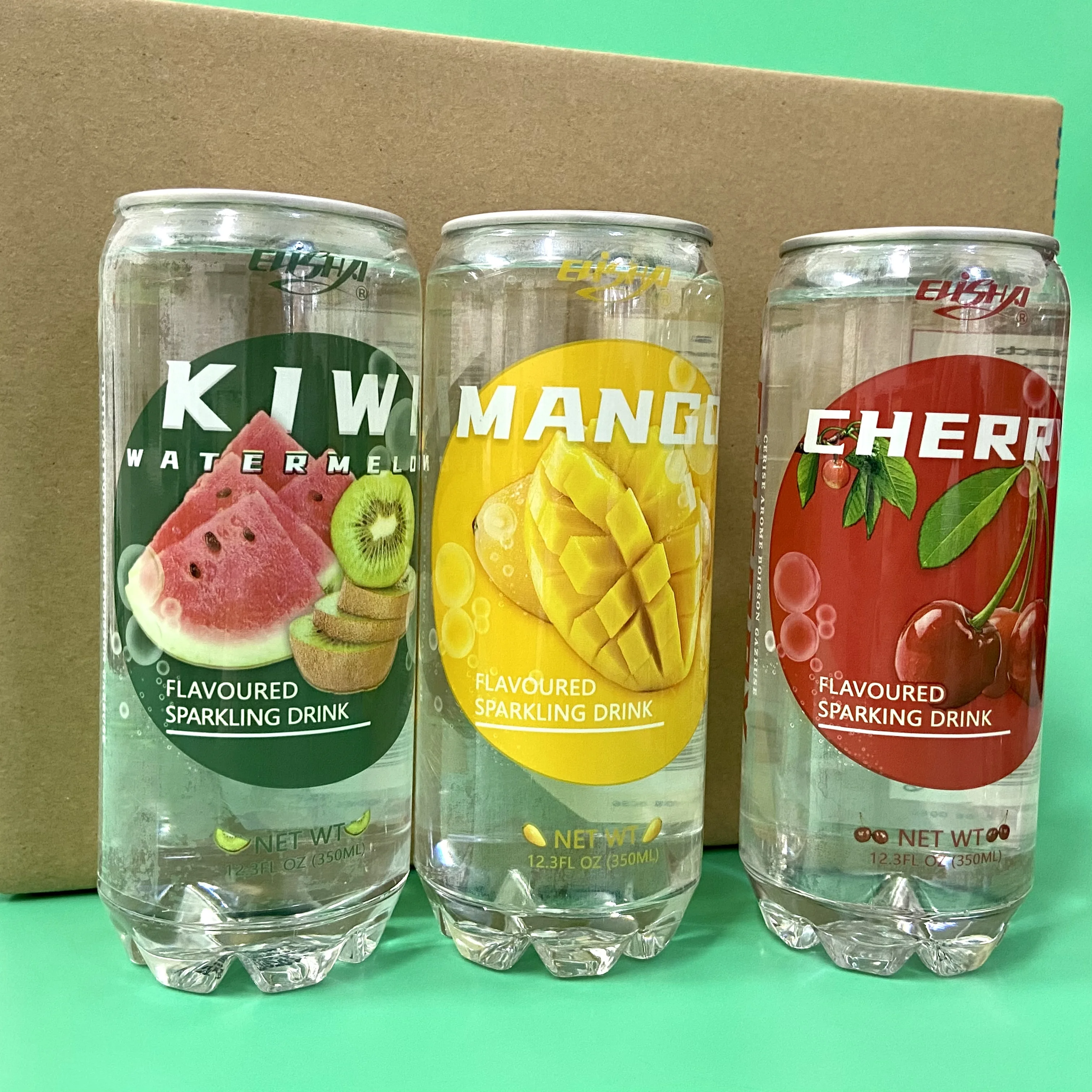 Wholesale Mango Flavor Soda Drink for Parties Cold Beverages in Bottle Packaging Box Included