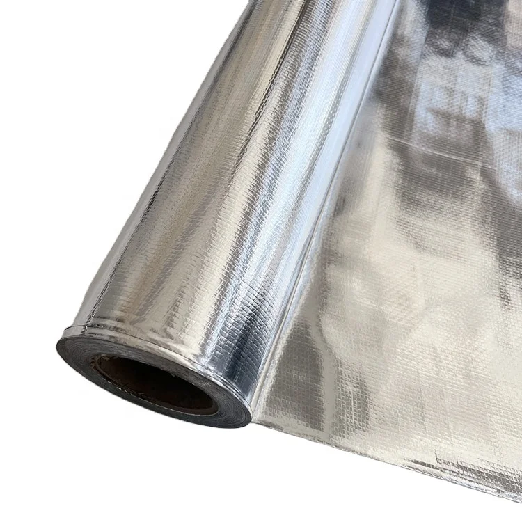 High Flame Retardant Aluminium Foil  Laminated Roofing Fabric Heat Insulation Materials