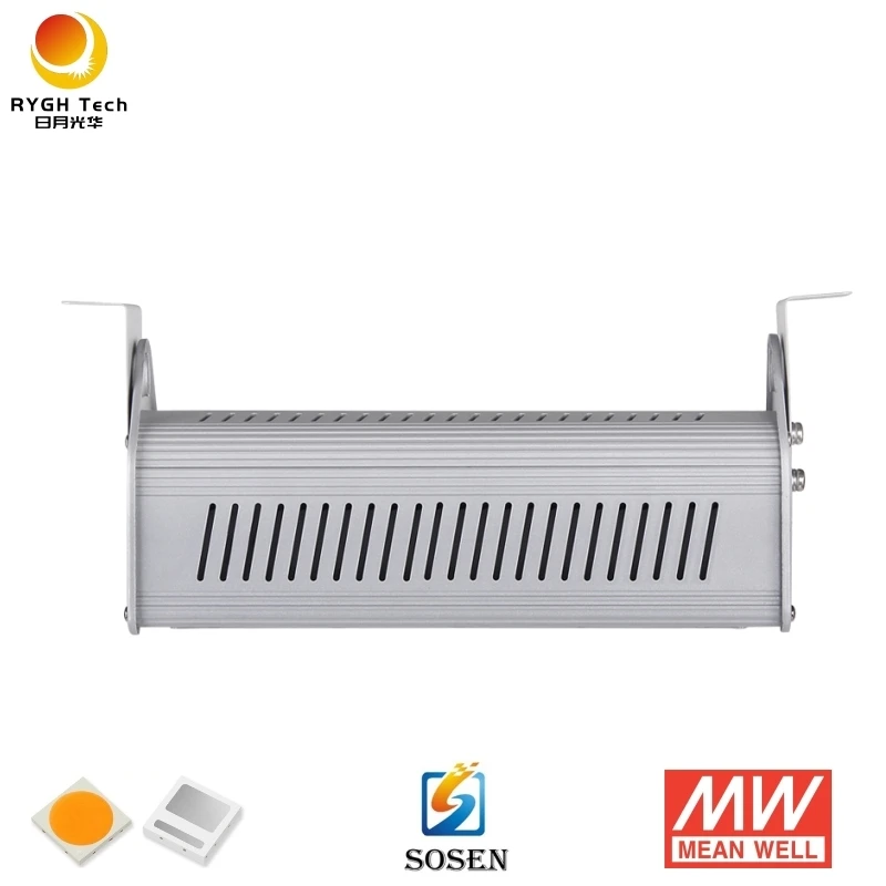 motion sensor 50W 80W 120w 130w 150w 400w IP65 industrial led linear high bay light linear low bay light