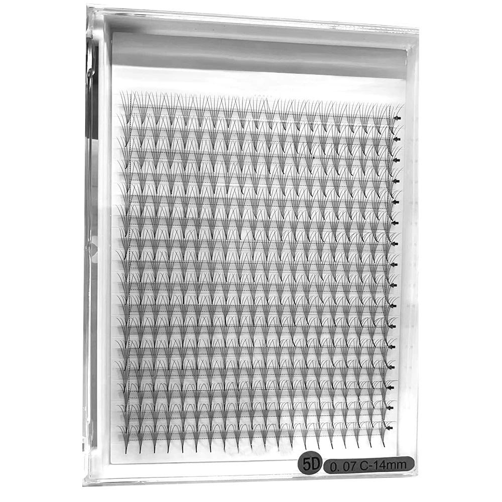 LASH QUEEN pointy base lashes loose pre made 3d volume fans las extension XL large trays pre made fans pre made fans