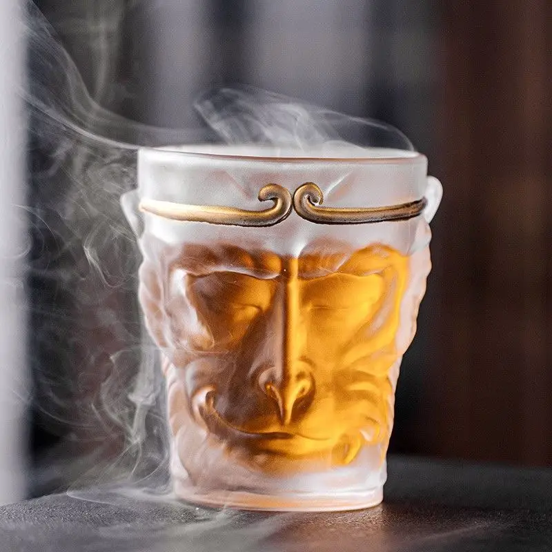 Monkey King Tea Delicate Glass Water Cup Great Sage Master goku wukong shot glasses for whiskey