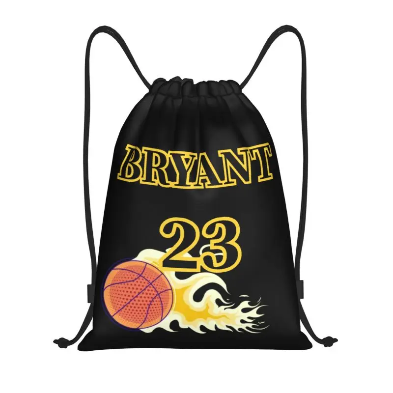 Custom #8 Mamba #24 Kb Bryant #34 Shaquille#23 James  Drawstring Backpack For Basketball And Soccer Activities