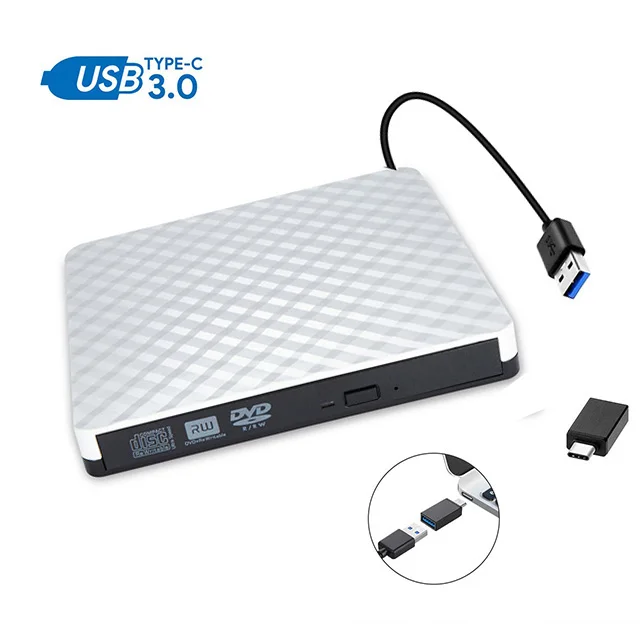 Внешний CD DVD-привод USB 3 0 портативный оптический проигрыватель записывающее устройство DVD ROM RW для рабочего стола привод ноутбука