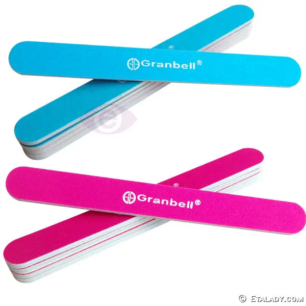 Etalady Professional Colorful Nail File Sandpaper Washable Emery Board