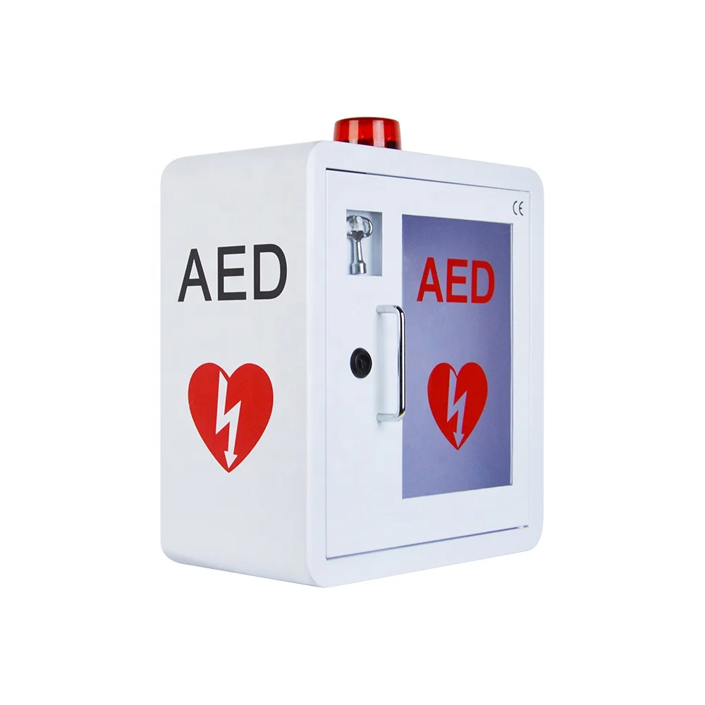 M2B Medical Proof Water A First Aid Kit Storage Wall Box Defibrillator AED Cabinet