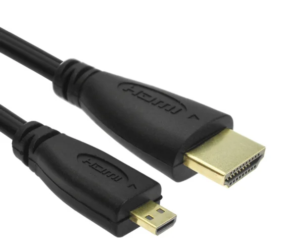 High quality Micro HD MI male to HD MI displayport to micro hd mi adapter