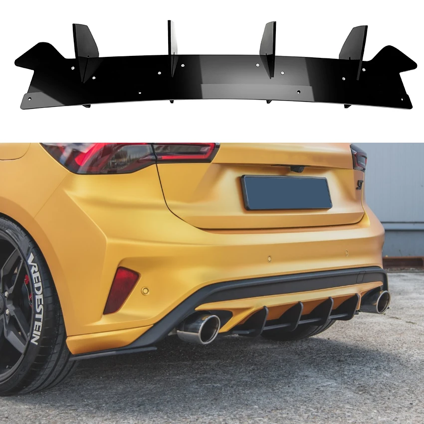 AMP-Z Высокое качество Ford Focus ST MK4 2018-2021 задний спойлер заднего лезвия внешняя модификация