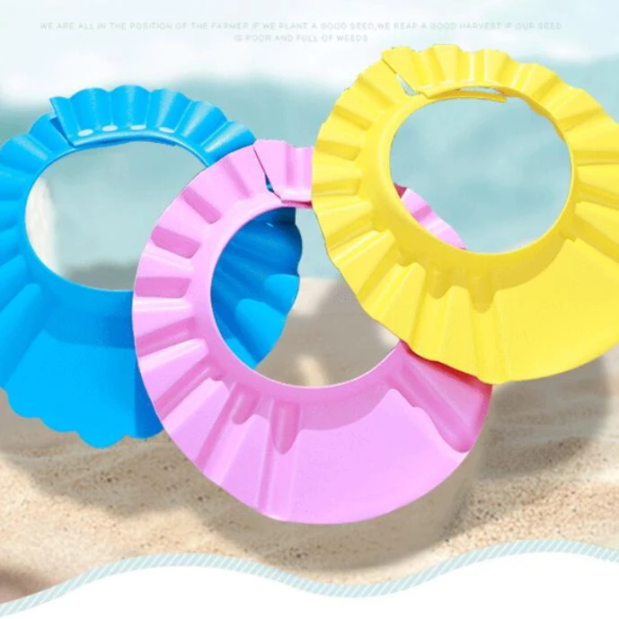 Прямая Заводская цена, детская шапка для ванны, регулируемые детские шапки для ванны с шампунем