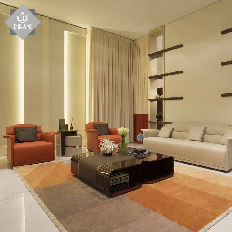 Rice White Livingroom Sofa Leather Armchairs Lounge European 2 Seater Lounge Set 100% Italy Modern Living Room Sofa Sofa Bed