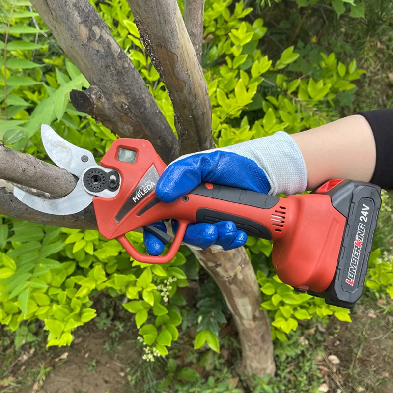Charged Pruning Shears Secateurs Battery Powered Portable Lithium Wood Electric Scissors for Farm