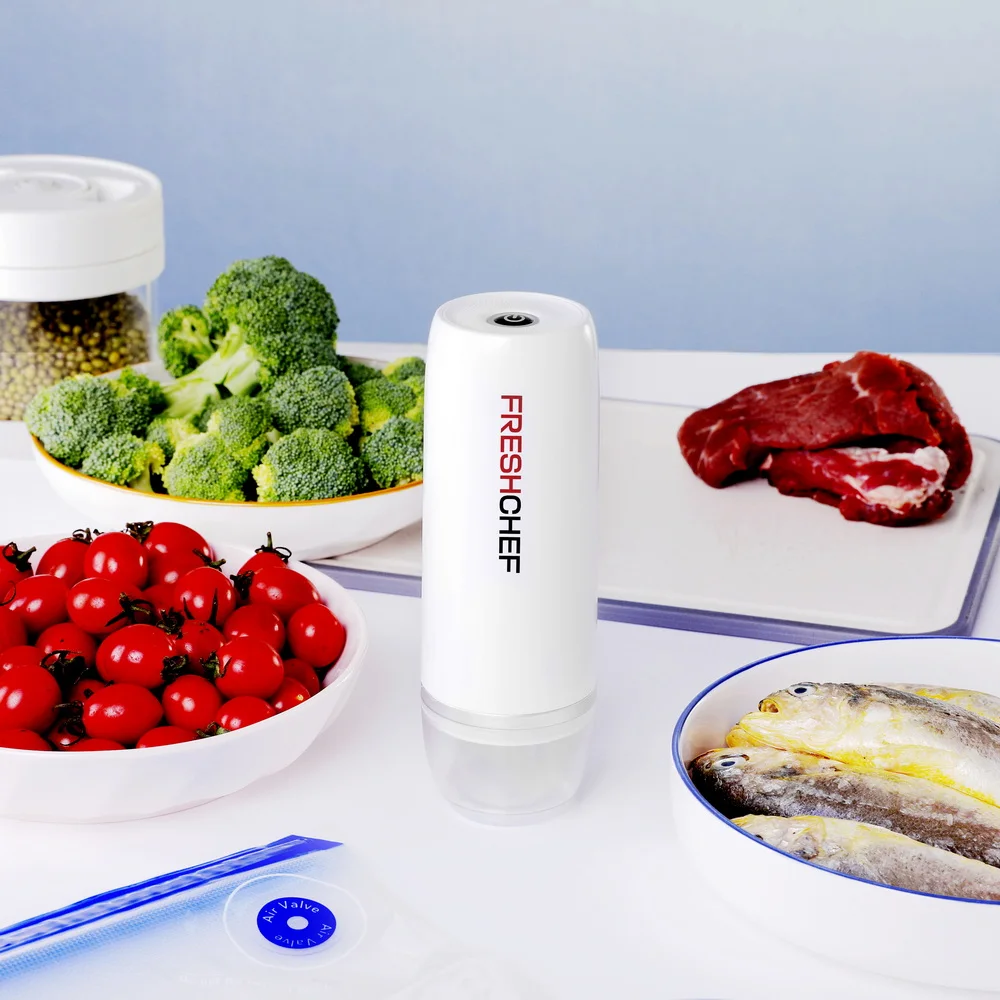 Portable Cordless Mini Kitchen Appliances Handheld Vacuum Pump Vacuum Food Sealer Machine for Sous Vide