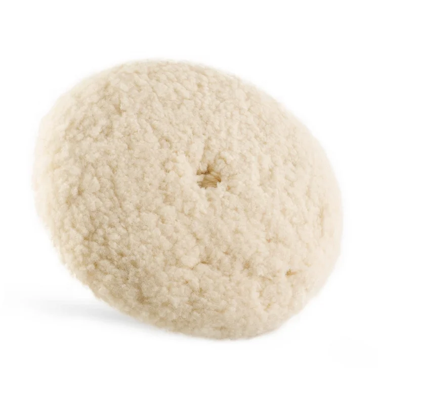 Aolang Strong White Wool Felt Wheel and Car Polishing Pad Woolen Polishing Waxing Pads Wool Buffing Pad