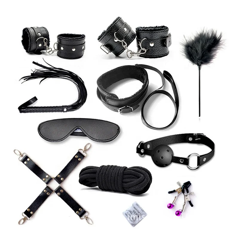  ISO BSCI Factory leather handcuff bondage kit gear bdsm japanese suit adult