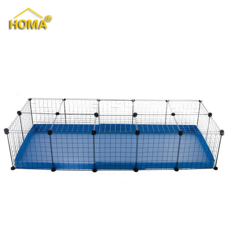 Portable metal wire Grid Rabbit Cages