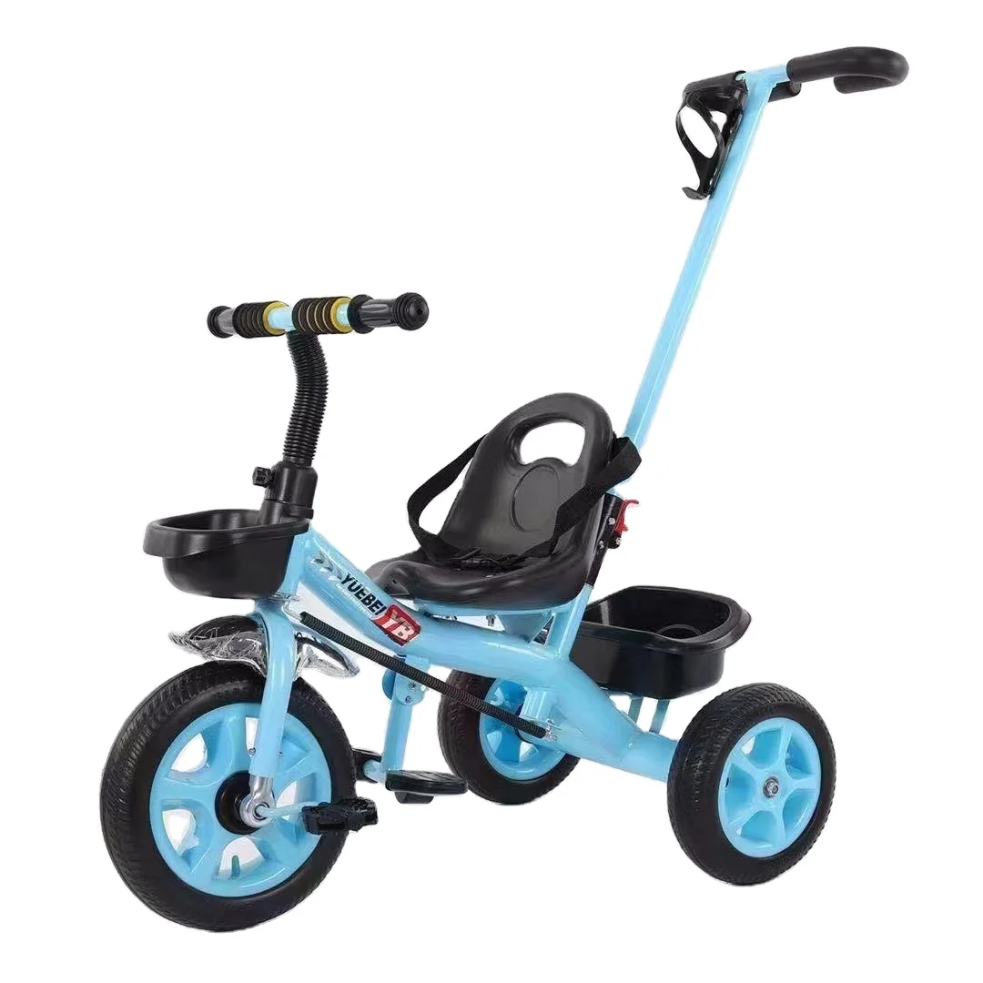 Children pedal tricycle trolley baby bicycle pedal outdoor stroller