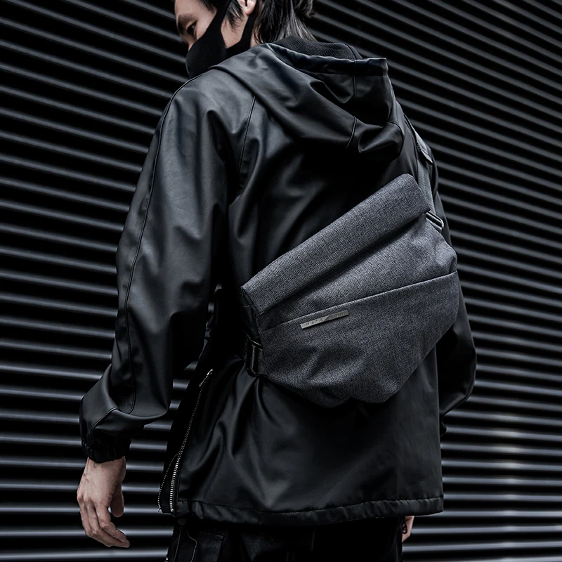 2023 Best Selling Customized oxford leather Sport Hiking mini chest bag Travel shoulder bag high school college messenger bag