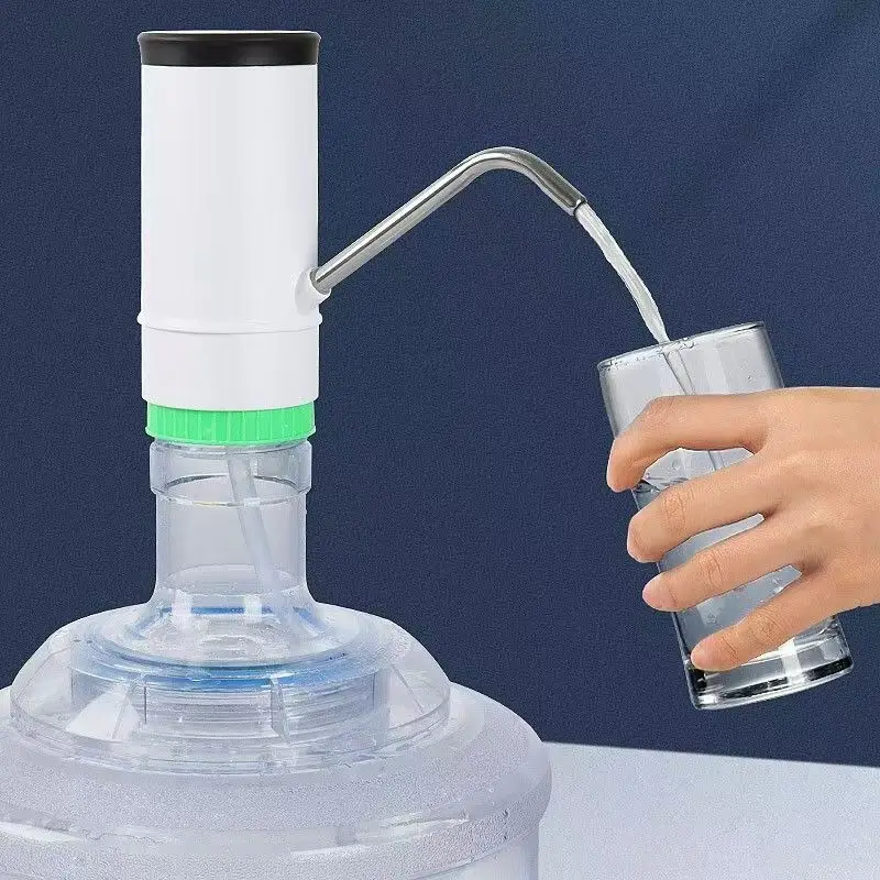 HK-D5 5-Gallon USB Rechargeable Mini Electric Desktop Water Dispenser Automatic Pump Stand Portable Plastic Car Bottle Cold