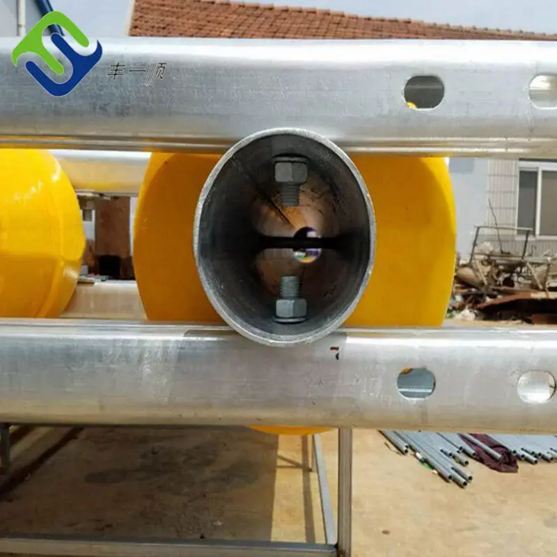 Double Rolling Road Barrier EVA PU Foam Rolling Barrel Guardrail Safety Highway