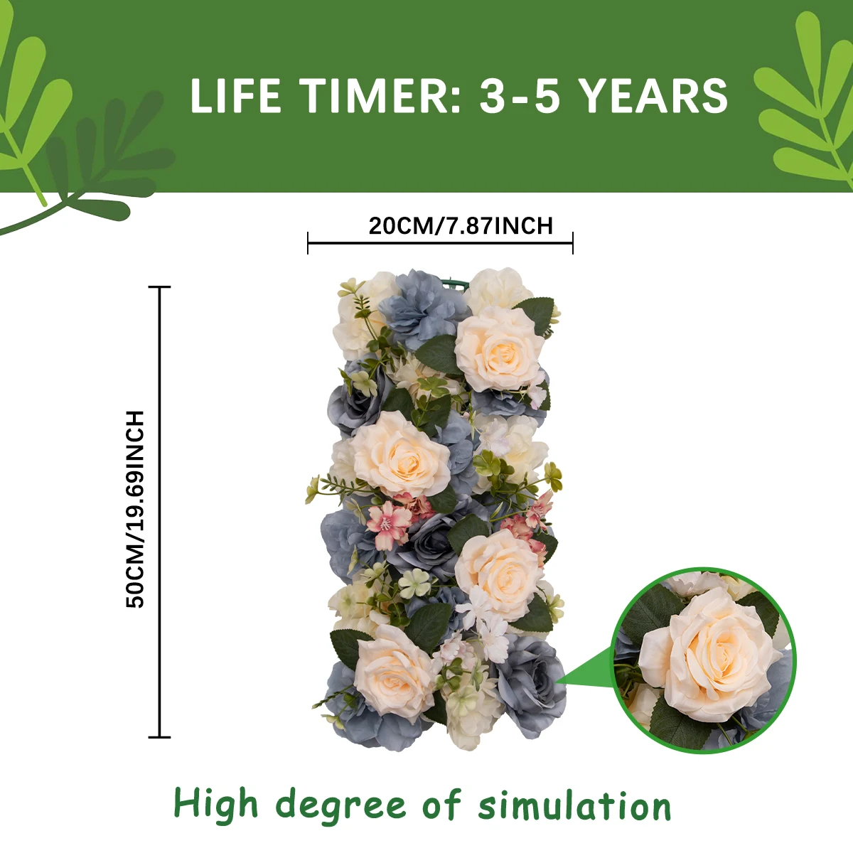 Wedding Arch Flowers DIY Flower Wall Arrangement Supplies Silk Peony Rose Artificial Flower Row Decor