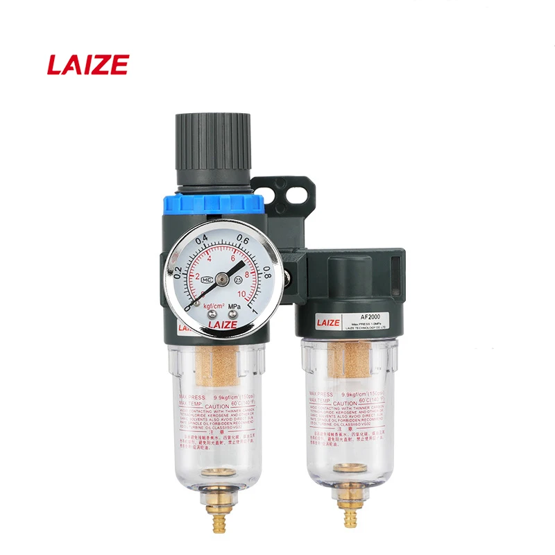 Фильтр пневматического регулирования давления Airtac, улучшенный AFR2000, регулируемые сжатые блоки, обработка источника воздуха BFR2000