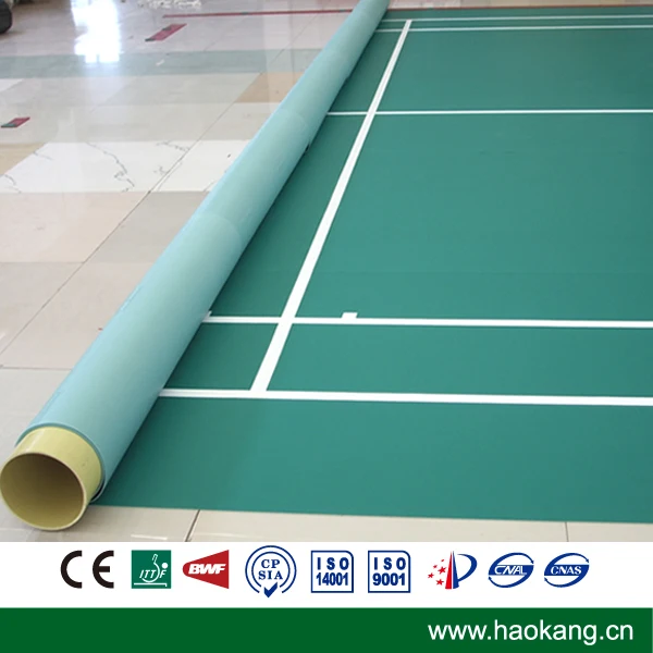 
Haokang 4.7mm badminton sports floor mat 