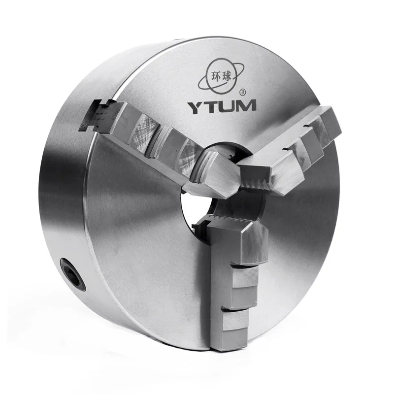 K11-125 3 Jaws Self-Centering Chuck YTUM Brand 3 Jaw Chuck 5' Lathe Chuck Self Centering for Mini Metal Lathe