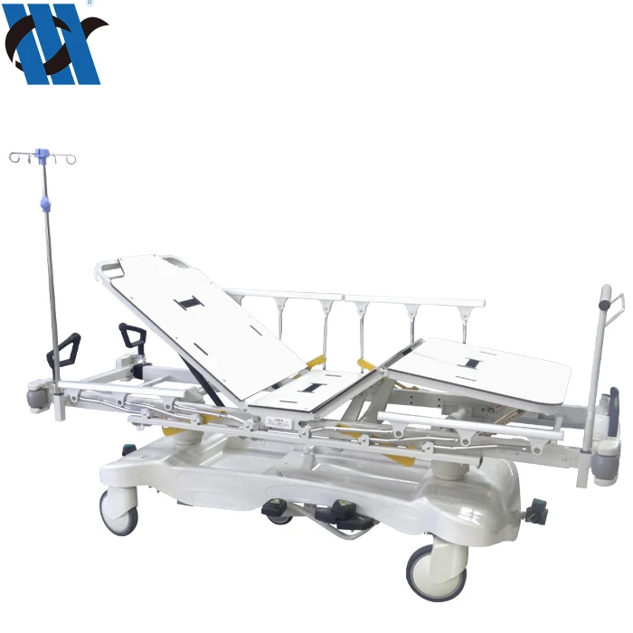 BDEC04B Youngcoln Factory Wholesale Multifunction Patient Transfer Hydraulic Platform Operation Connecting Stretcher Trolley