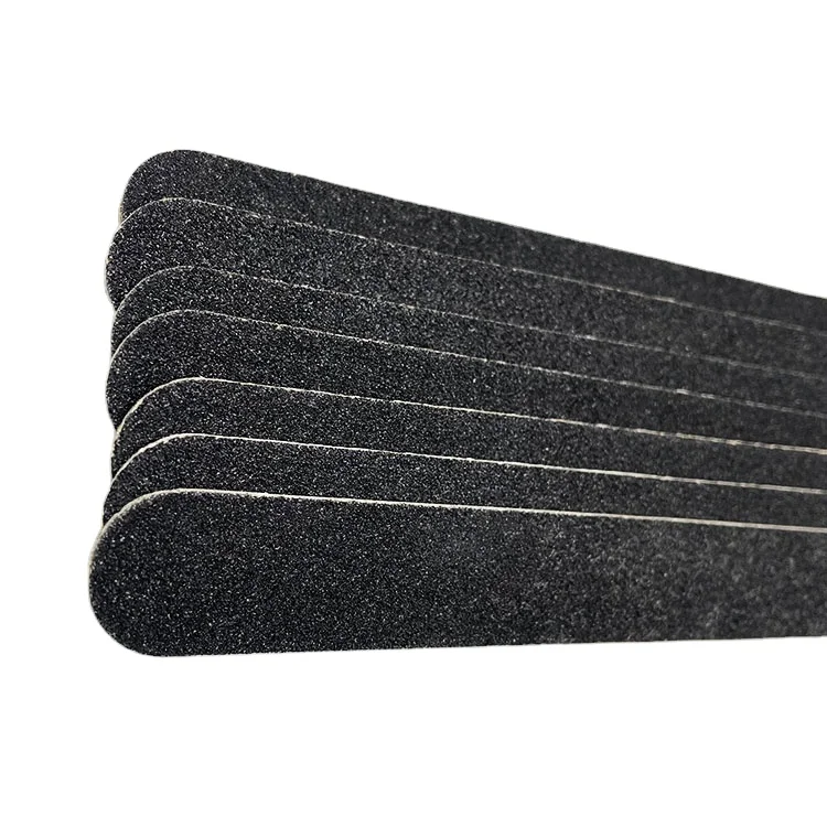 Factory selling Emery black nail file high-grade wood chips Professional polishing wooden nail file