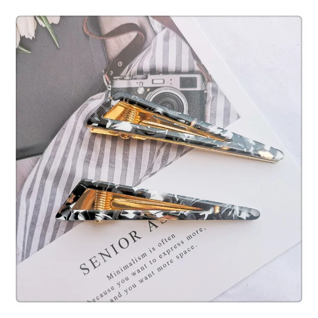 
Wholesale New Fashionable Geometric Vintage Fringe Side Hairclip Acetic Acid Hair Clips For Ladies 