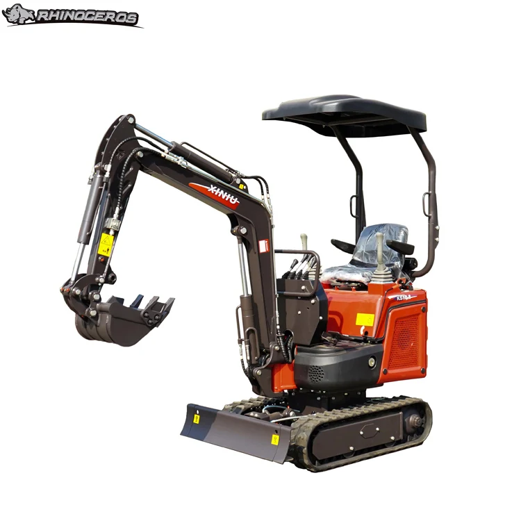 Rhoroceros XINIU KS10-8 1 0 т Недорогой Китайский мини-экскаватор маленький digger1ton 2 тонны для продажи гусеничный экскаватор