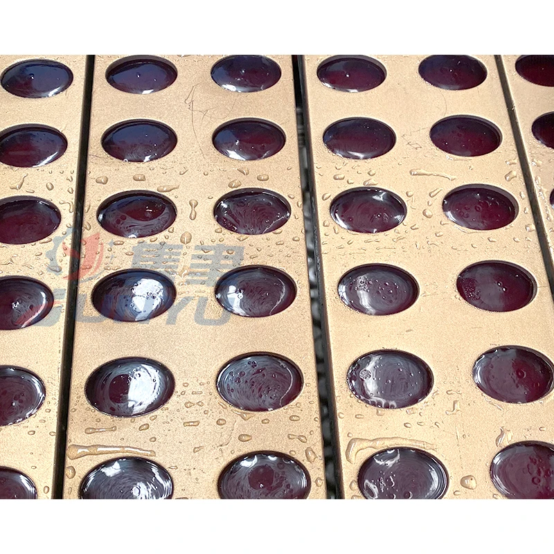 Health Organics Green gummy candy ball production line gummy bear machine production line for sale