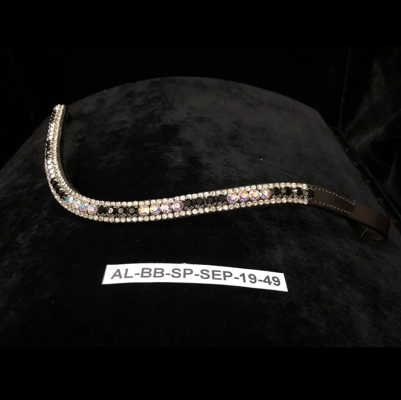 Top Trending Indian Leather Crystal Bling Equestrian Horse Browbands Durable with Custom Logo for Riding and Horse Tack