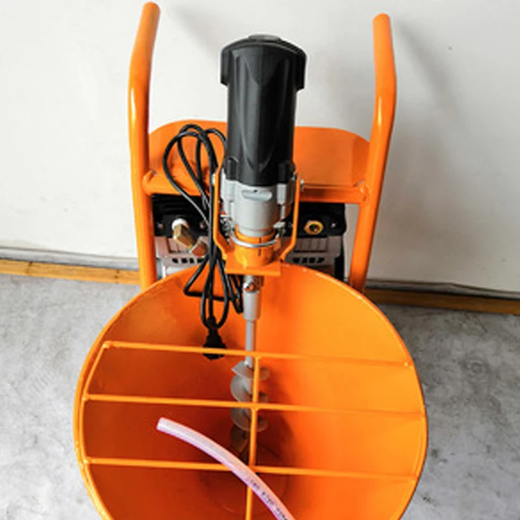 
Small Electric Movable Putty Paint Cement Mortar Plastering Spray Machine 
