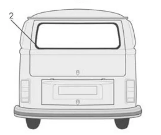 Repro Rear Window Seals Compatible with VW Type 2 Bus Bay Window 1978-1979