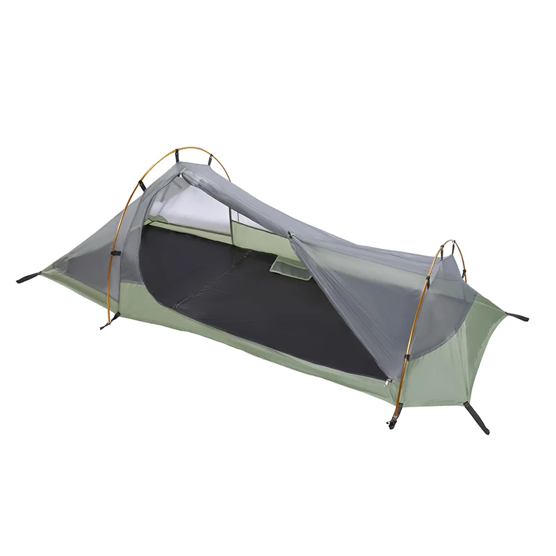 Everich outdoor Single Camping Tent Summer Season Tent with Custom Logo Fiberglass and Carbon Fiber Poles