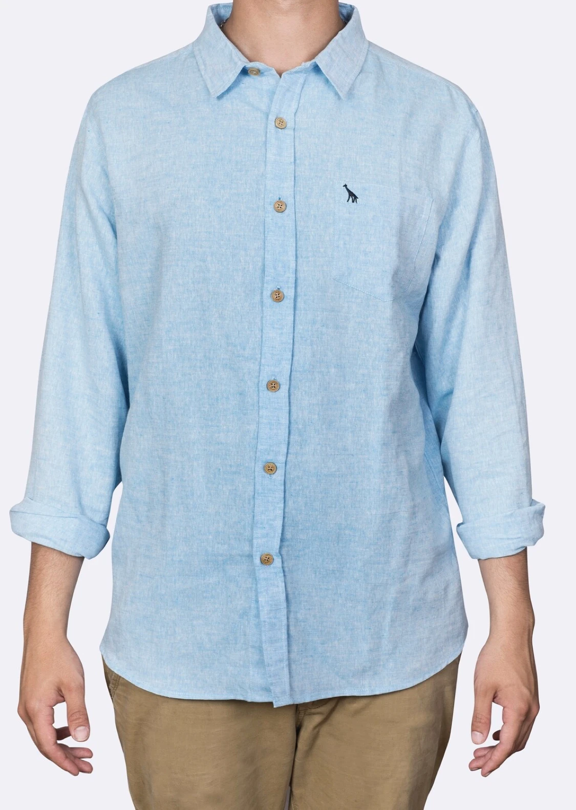 2022 Mens   Linen/Cotton  Casual Shirt with Enzyme washed