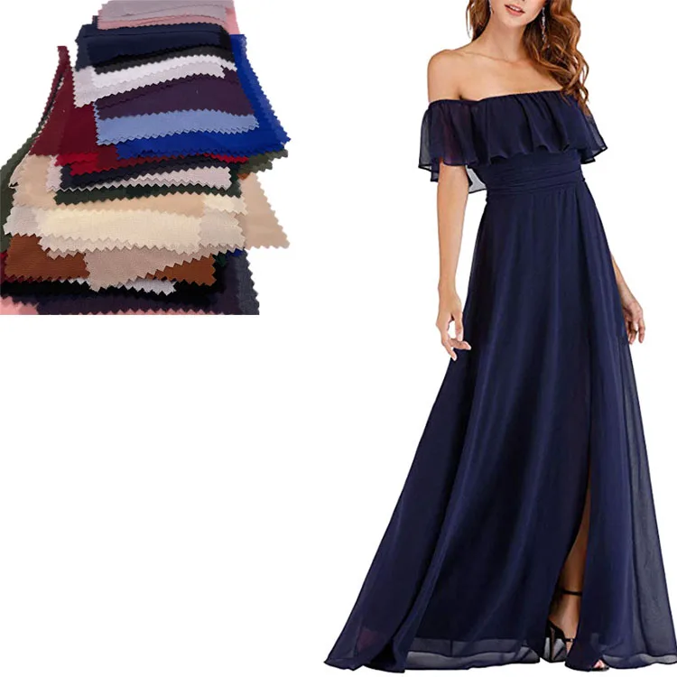 free sample pattern design polyester Peach Skin/Chiffon/Spandex/recycle fabric and textiles for clothing printed fabric custom