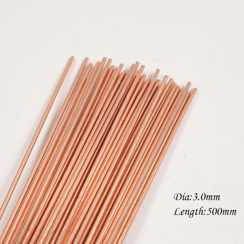 Copper phosphorus brazing brass welding rod welding wire bronze electrode soldering rod 1.0/2.0mm*500mm