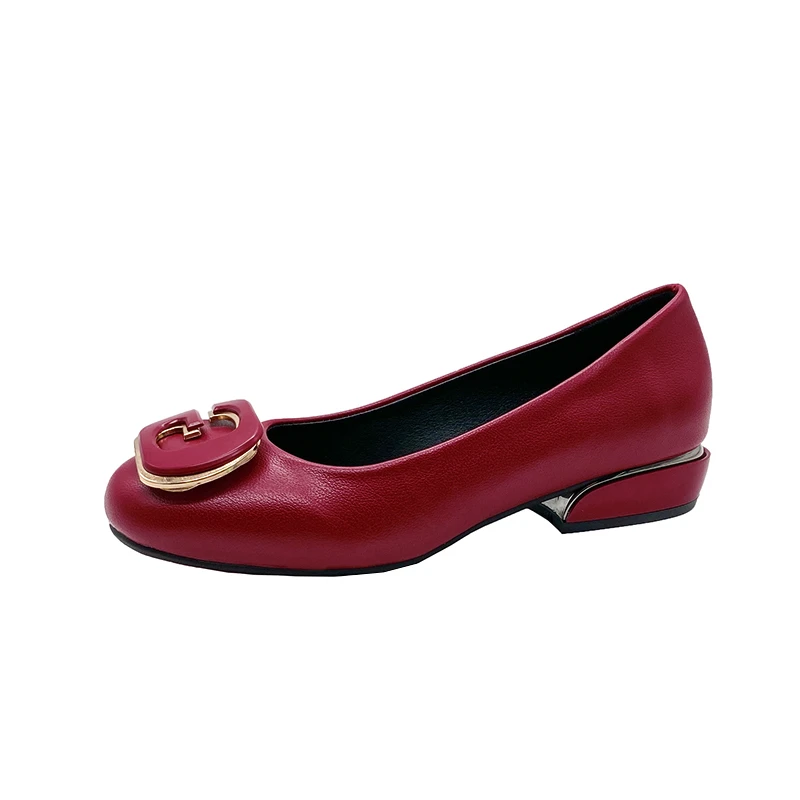 Low Heel Single Shoes Comfortable Breathable And Non-slip Latest Design Casual Fashion Soft Sole Women Flat Shoes