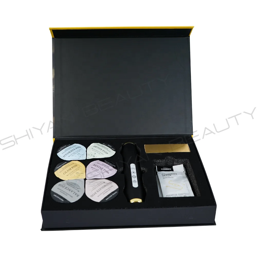 2024 new facial massage devices oxyglow oxygen x bubble pen for personal use with co2 oxygen pods bubble skin bright