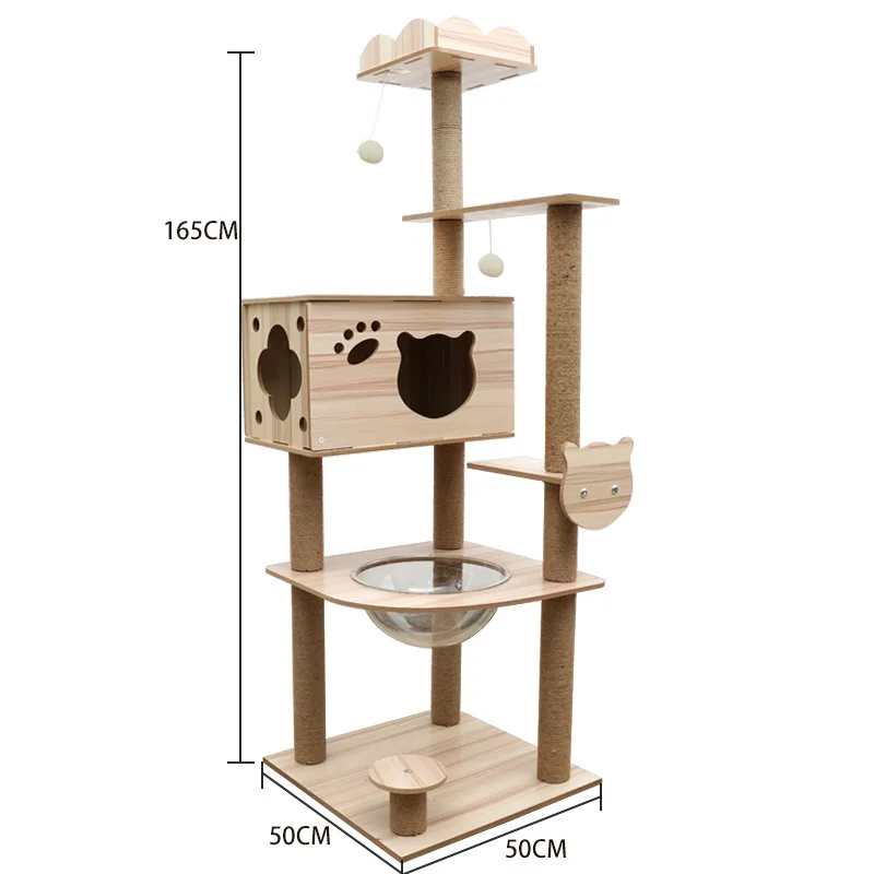 Modern Luxury Large Cat Tree Cat House Modern Pet Furniture Cat Climbing Tower