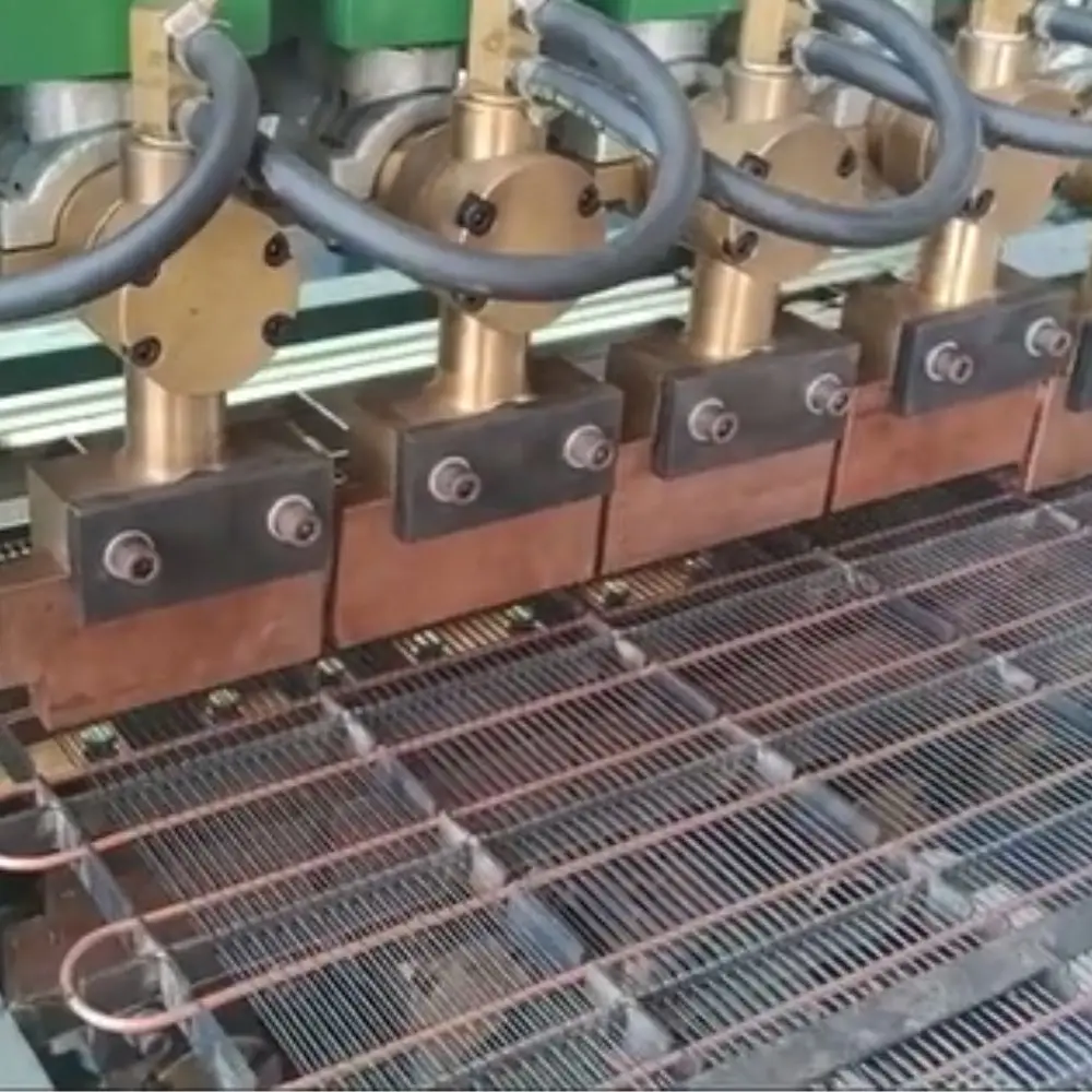 Gantry Type Wire On Tube Condenser Automatic Welding Making Machine