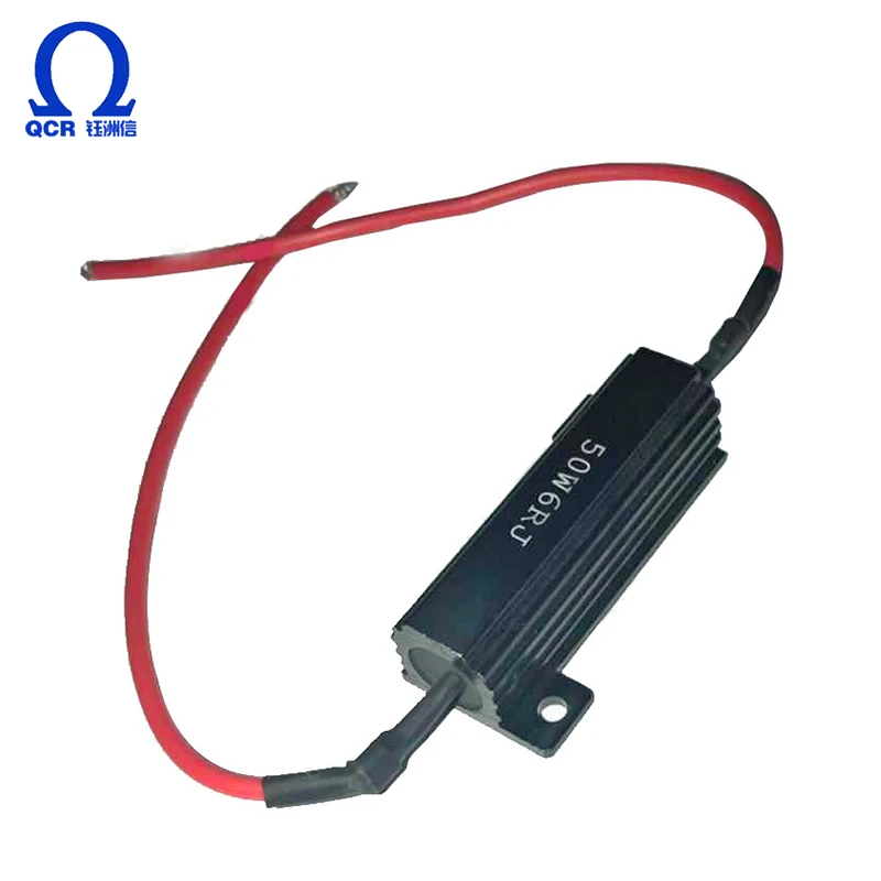 Factory cheap price 50 ohm 250w resistor 50w black aluminum 200 watt rx24