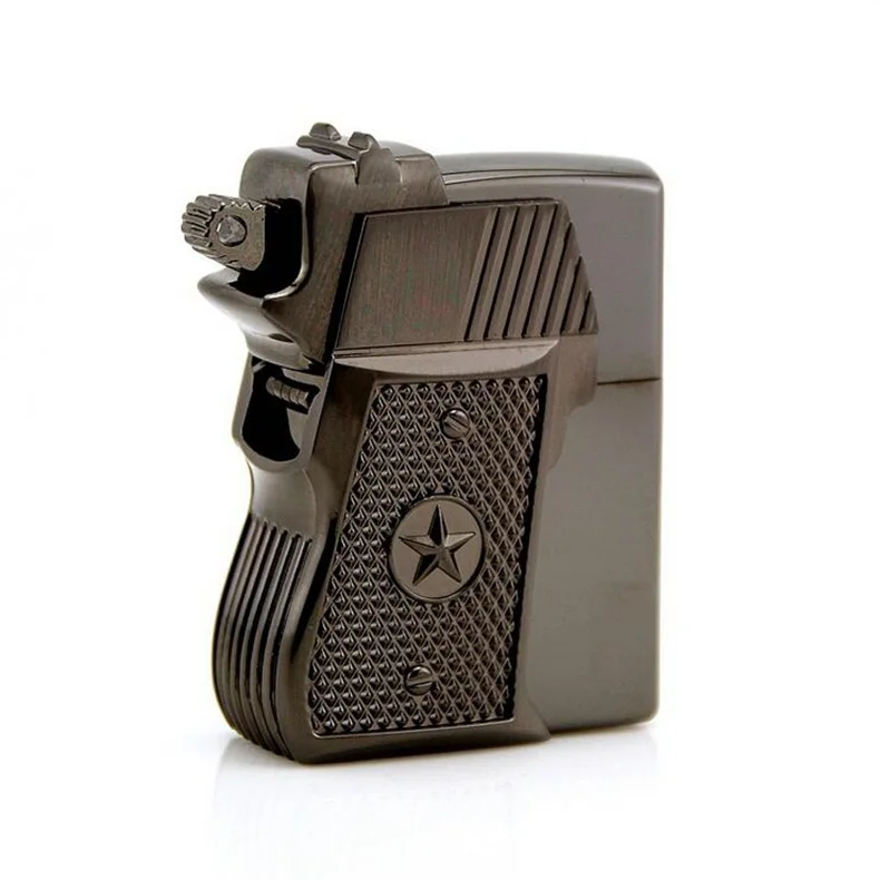New Zorro Gun model  kerosene lighter with gift box package