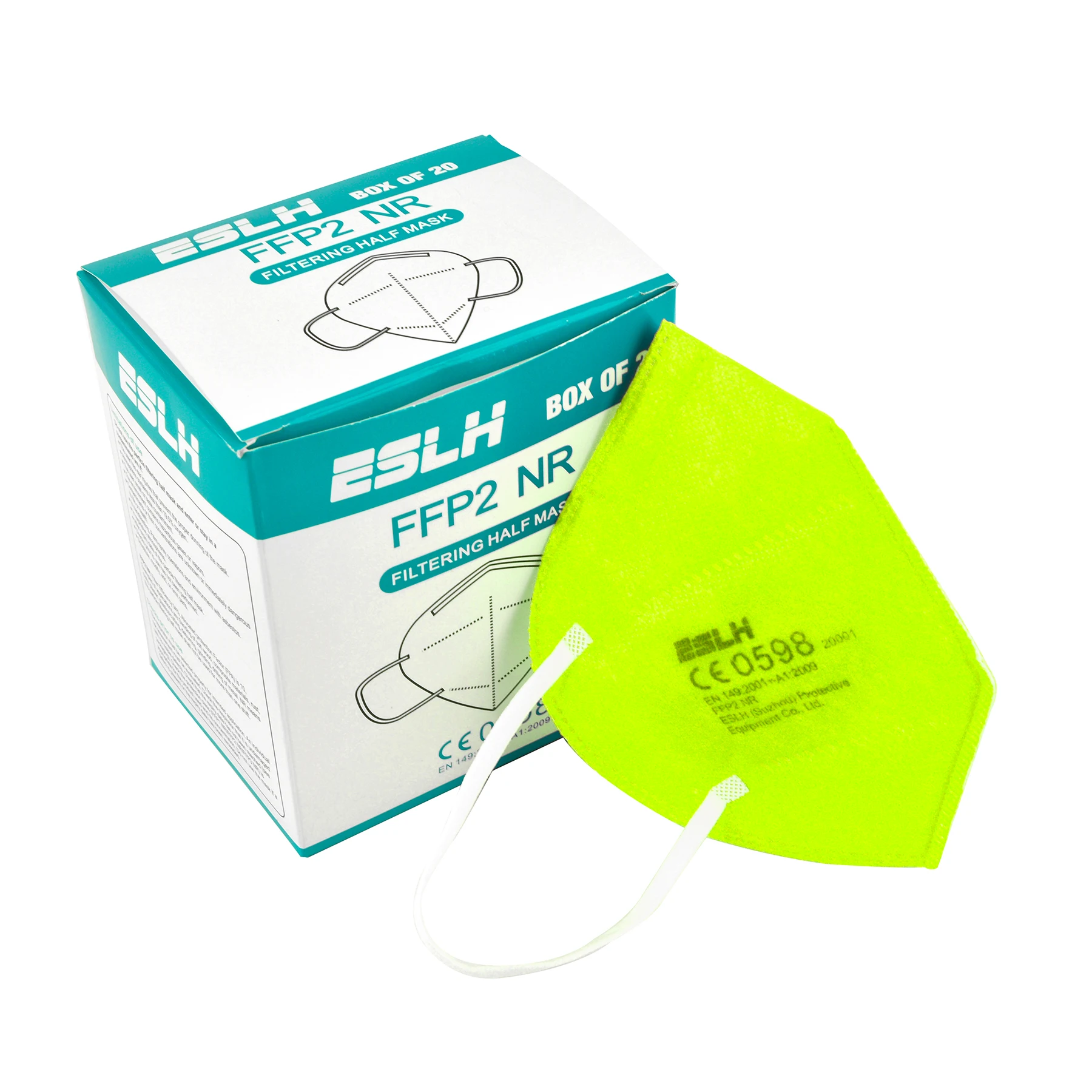 Factory directly provide protective 5ply folding EN149 FFP2 face mask