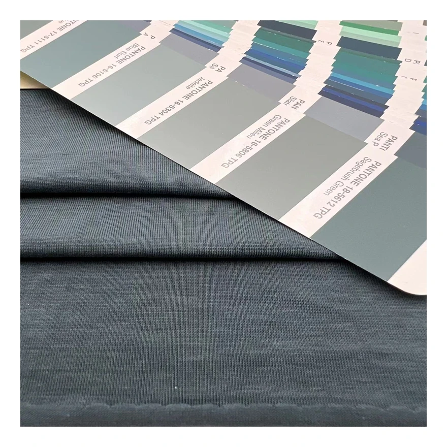 New Arrival Lightweight Tencel Cotton Spandex Soft Comfortable Knitted Fabric For Clothes