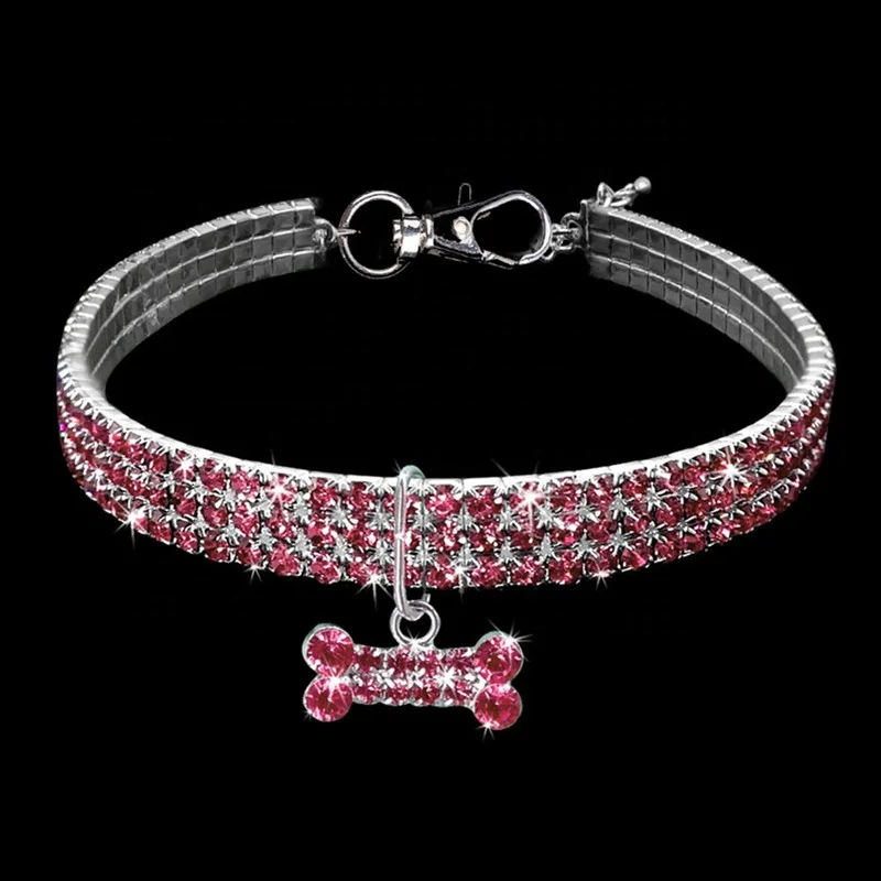 Wholesale New Premium Charms Pet Collars Bling Luxury Crystal Dog Collar