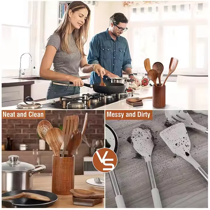 High Quality Acacia Wood Serving Spoon Kitchen Tableware genuine teak wooden spoon at very cheep price by skyhigh overseas