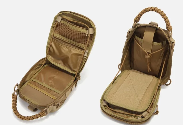 EDC Rucksack Bag Shoulder Sling Backpack Molle Range Bag Everyday Carry  Bag Day Pack Tactical Gear
